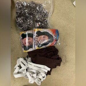 Oompa Loompa costume accessories assorted sizes